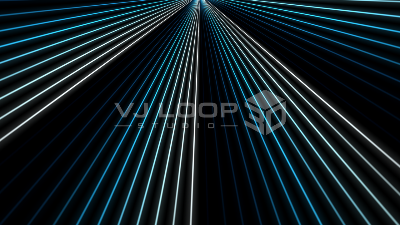 Laser fan effect rendered live by VJ Loop Studio 3D
