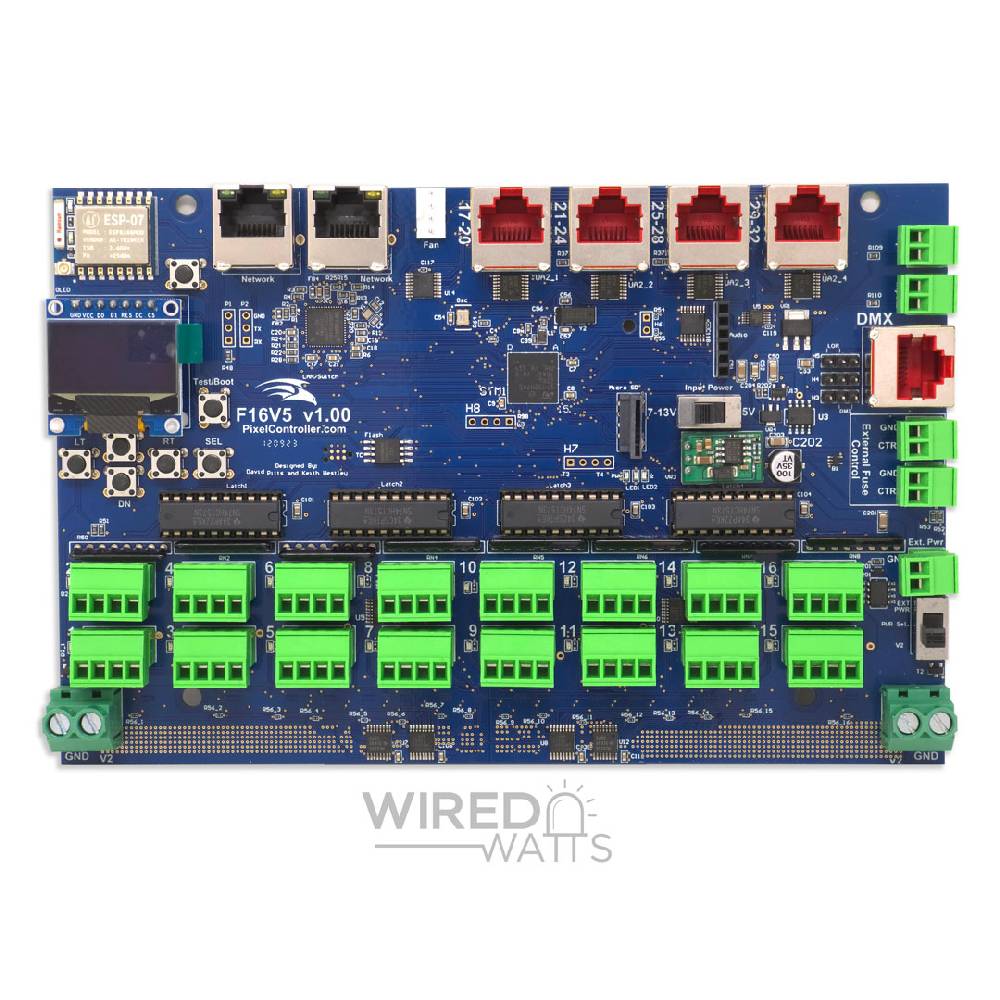Falcon F16V5 pixelcontroller bord